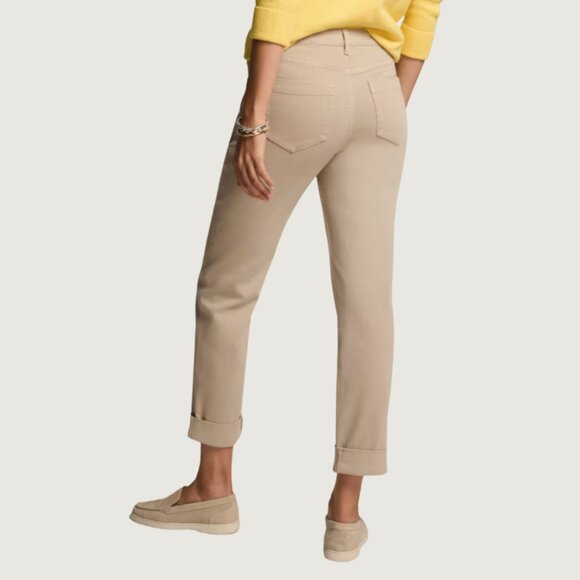 J Jill Straight Leg Ankle Light Vintage Canvas Pants Women Size 14 Regular - Picture 2 of 9